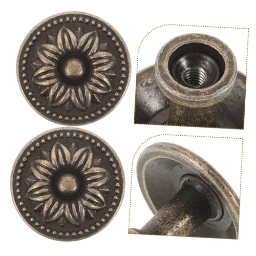 LIFKOME 4 Stück Teiliges Möbelgriff aus Zinklegierung Antik retro Schrankgriff Runde Schubladengriffe mit Glatter Oberfläche Robust und Einfach zu Montieren für Küchenschrank und LIFKOME 4 Stück Teiliges Möbelgriff aus Zinklegierung Antik retro Schrankgriff Runde Schubladengriffe mit Glatter Oberfläche Robust und Einfach zu Montieren für Küchenschrank und von LIFKOME