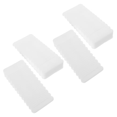 LIFKOME 4 Stück Teiliges Möbelunterlegkeil Verstellbare Nivellierung für Tische Sofas und Türen rutschfest und Stabil für Unebene Böden Praktisch und Stapelbar von LIFKOME
