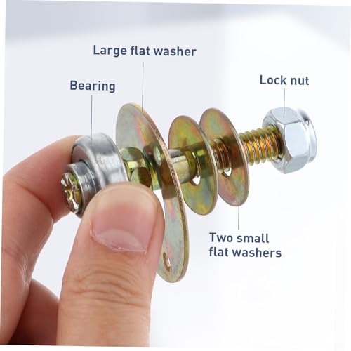 LIFKOME 4 Stück Teiliges Rocking Chair Verbindungsstück Möbel lager Ersatzteil Robust Langlebig Einfache Montage für Schaukelstuhl Reparatur von LIFKOME