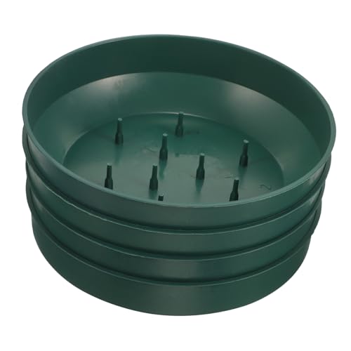 LIFKOME 4 Stück Teiliges Rundes Blumenarrangement Leichter Kunststoff blumenschlammhalter mit Saugnapf Stabiler Blumenhalter für Frische Blumen für Tischdeko und DIY blumenarrangements von LIFKOME