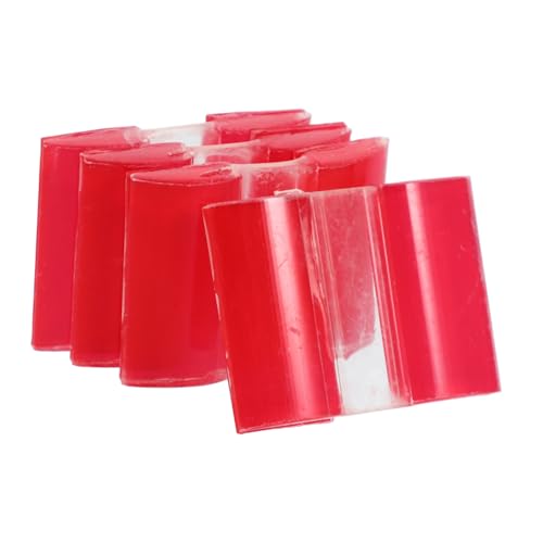 LIFKOME 4 Stück Transparente Selbstklebende Acrylscharniere Teiliges Klappbare Mini Tür und Möbelscharniere Verstellbare Einfache Montage ohne Nägel oder Kleber für Schmuckschatullen und von LIFKOME