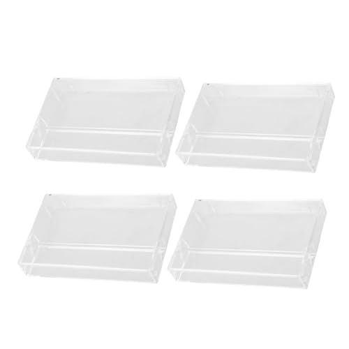LIFKOME 4 Stück Vintage Kassettentape Aufbewahrungsbox Klarer Kunststoff Organizer Retro Kassettentaschen Halter Praktisch Für Büro Zuhause Schreibtisch LIFKOME 4 Stück Vintage Kassettentape Aufbewahrungsbox Klarer Kunststoff Organizer Retro Kassettentaschen Halter Praktisch Für Büro Zuhause Schreibtisch von LIFKOME