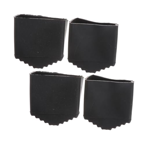 LIFKOME 4 Stück rutschfeste Leiterfüße aus Gummi Teiliges Stoßdämpfend und Kratzschützend Robuste Leiterpads für Klapp und Stehleitern für Renovierung Wartung und Outdoor Einsätze von LIFKOME