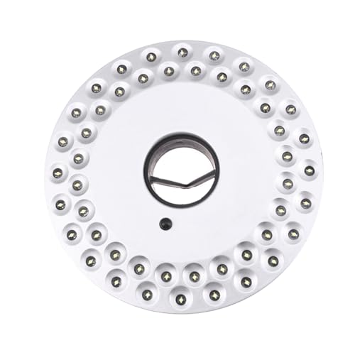 LIFKOME LED Campinglampe 48 LED Batteriebetriebene Terrassenschirmleuchte Dimmbar Helle Schirmmastleuchte für Outdoor Camping und Wandern Energieeinsparend von LIFKOME