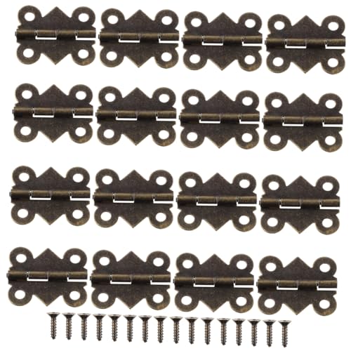 LIFKOME 48 Stück Teiliges Kleine Retro Schmetterlings scharniere aus Öffnung Vintage Design für Holzboxen Schmuckkästen Geschenk Weinkisten Einfache Montage Dekorative DIY möbelbeschläge LIFKOME 48 Stück Teiliges Kleine Retro Schmetterlings scharniere aus Öffnung Vintage Design für Holzboxen Schmuckkästen Geschenk Weinkisten Einfache Montage Dekorative DIY möbelbeschläge von LIFKOME