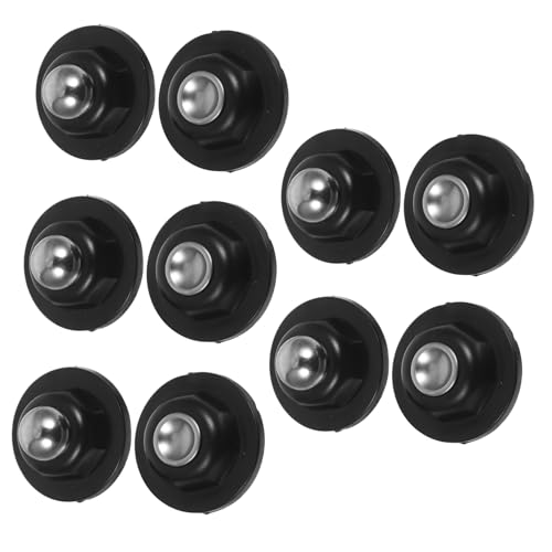 LIFKOME 5 Sätze Selbstklebender Türstopper Magnetisch Geräuschloser Anti-kollisions Türhalter mit Soft-catch-technologie Transparent Schützt Türen und Wände für Zuhause und Büro von LIFKOME