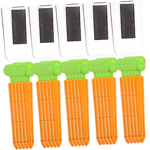 LIFKOME 5 Sätze Snack Verschlussclips im Karottendesign Teiliges mit Aufbewahrungsbox Wiederverwendbare Lebensmittel Clips für Snacks Tüten und Beutel Frischhalteclips für Optimale LIFKOME 5 Sätze Snack Verschlussclips im Karottendesign Teiliges mit Aufbewahrungsbox Wiederverwendbare Lebensmittel Clips für Snacks Tüten und Beutel Frischhalteclips für Optimale von LIFKOME