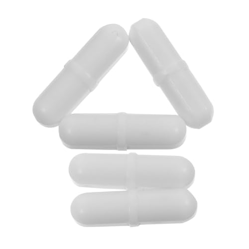 LIFKOME 5 Stck Teiliges Ptfe Magnetrührstäbchen Ovaler Magnetrührerstab Laborrührstab Vielseitig Einsetzbar Robust und Kompakt für Präzises Mischen und Rühren Wiederverwendbar von LIFKOME