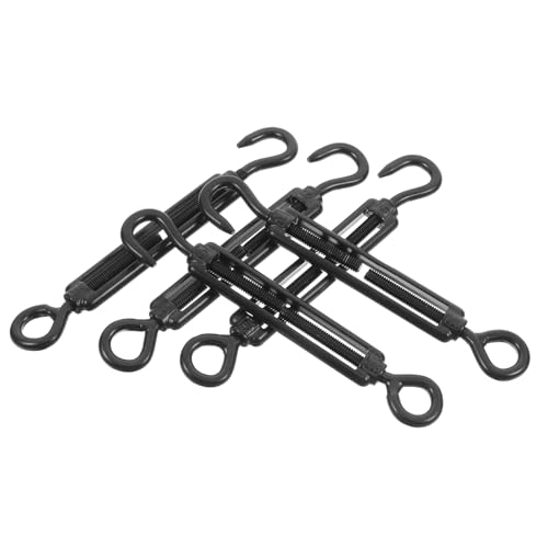 LIFKOME 5 Stück Edelstahl Schraubenspanner Mit Blumenmuster Blau Haken Und Öse Spannschloss Verstellbarer Spannschlosshaken Spannschlösser Spannschloss Robuste Sonnenschutz von LIFKOME