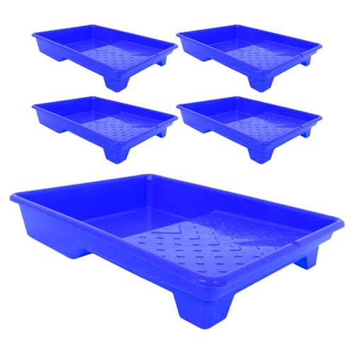LIFKOME 5 Stück Teiliges Kunststoff-paint-tray für Wandmalerei und Renovierung Wiederverwendbare Farbrollenschale mit Ergonomischem Design Großflächige Farbmischpalette für Diy-projekte LIFKOME 5 Stück Teiliges Kunststoff-paint-tray für Wandmalerei und Renovierung Wiederverwendbare Farbrollenschale mit Ergonomischem Design Großflächige Farbmischpalette für Diy-projekte von LIFKOME