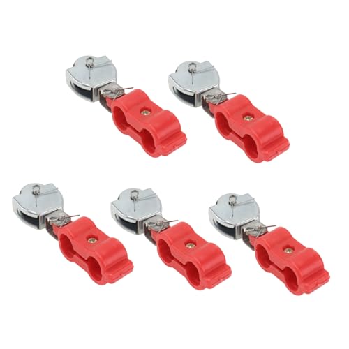 LIFKOME 5 Stück Teiliges Stahlseil Umlenkrollen Robuste Industrie Zugseilrollen Halbkünstliche Pulley mit Hoher Flexibilität Geeignet für Bau Schiffbau Bergbau und Werkstattgebrauch LIFKOME 5 Stück Teiliges Stahlseil Umlenkrollen Robuste Industrie Zugseilrollen Halbkünstliche Pulley mit Hoher Flexibilität Geeignet für Bau Schiffbau Bergbau und Werkstattgebrauch von LIFKOME