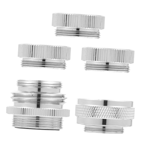 LIFKOME 5 Stück Teiliges Wasserhahn Adapter Langlebiger Wasserhahn Anschluss Kompatibel für Garten Spüle und Wasserfilter Installieren Spritzwassergeschützt und Präzise Verarbeitet LIFKOME 5 Stück Teiliges Wasserhahn Adapter Langlebiger Wasserhahn Anschluss Kompatibel für Garten Spüle und Wasserfilter Installieren Spritzwassergeschützt und Präzise Verarbeitet von LIFKOME