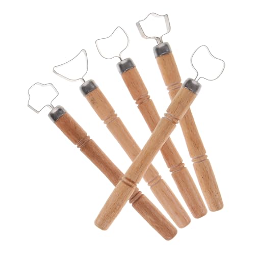 LIFKOME 5stücke Töpfen Werkzeug Aus Holz Und Metall Zum Formen Töpferwerkzeuge Für Keramik Wachs Bildhauerei Und Bastelprojekte von LIFKOME