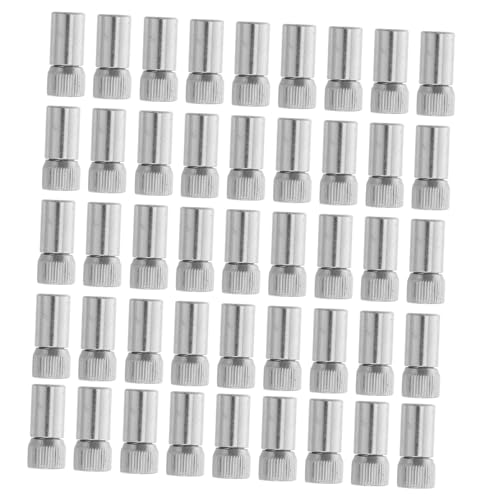 LIFKOME 50 Stück Cabinet Shelf Pins mit Schrauben Minimalistisches Design Schnelle Montage Langlebige Unterstützung für Schränke Bücherregale Kleiderschränke und Möbelbau von LIFKOME
