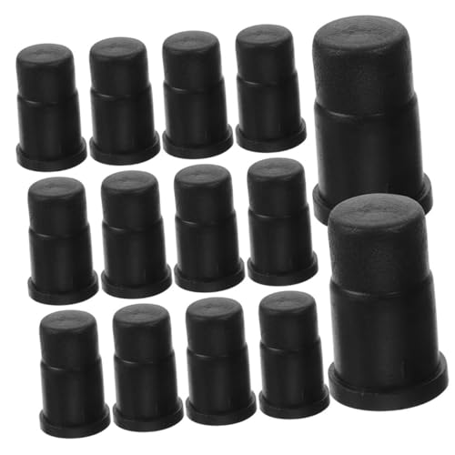 LIFKOME 50 Stück Caster Socket Ersatzkappen aus Robustem Abs Verschleißfest und Langlebig Passend für Bürostuhl und Möbelrollen mit Stiel als Möbel Socket Replacement von LIFKOME