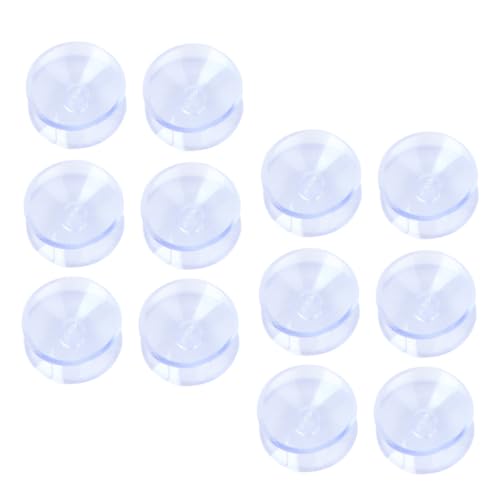 LIFKOME 50 Stück Doppelseitige Saugnäpfe aus Robustem Rutschfestes Glas tischplatten schutzpad Elastisch Langlebig Starker Halt für Glasplatten Möbel und Spiegel Vielseitig Einsetzbar von LIFKOME