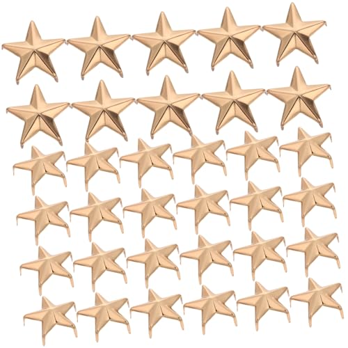 LIFKOME 50 Stück Kupfer Sterne Klaue Nieten für Leder DIY Kleidung Taschen Schuhe Hüte Robuste Metallspikes zur Dekorativen Verstärkung von Modeaccessoires LIFKOME 50 Stück Kupfer Sterne Klaue Nieten für Leder DIY Kleidung Taschen Schuhe Hüte Robuste Metallspikes zur Dekorativen Verstärkung von Modeaccessoires von LIFKOME