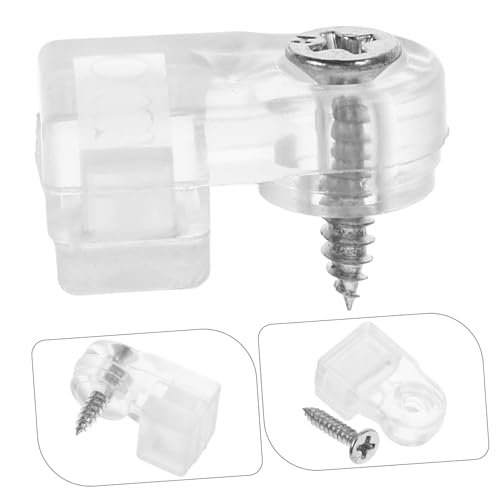 LIFKOME 50 Stück Transparente Glas Retainer Clips aus Kunststoff Verstellbare Glashalter für Schrankspiegel und Glas Unsichtbare Befestigungsklammern für Bilderrahmen Vielseitig und LIFKOME 50 Stück Transparente Glas Retainer Clips aus Kunststoff Verstellbare Glashalter für Schrankspiegel und Glas Unsichtbare Befestigungsklammern für Bilderrahmen Vielseitig und von LIFKOME