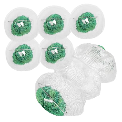 LIFKOME 6 Stück Laternen Mäntel aus Engmaschigem Polyester Akkordeonförmig Heller Gleichmäßiger Lichtdiffusor Einfache Montage Ersatz für Outdoor und Campinglaternen von LIFKOME