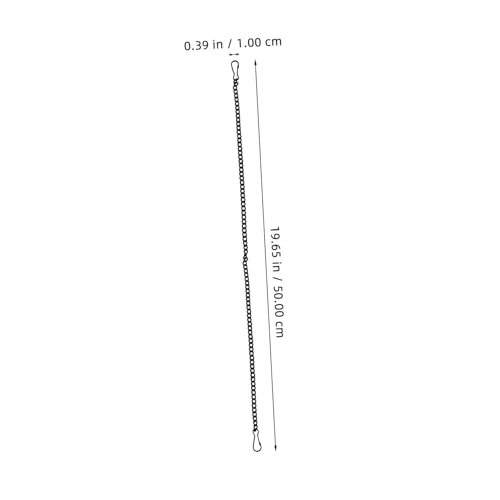LIFKOME 6 Stück Metall aufhängungsketten mit Haken Stabile Schwarze Eisenketten für Pflanzhalter Poster und Schilder Rostbeständig Knotenfrei Geeignet für Garten und Innenbereiche und LIFKOME 6 Stück Metall aufhängungsketten mit Haken Stabile Schwarze Eisenketten für Pflanzhalter Poster und Schilder Rostbeständig Knotenfrei Geeignet für Garten und Innenbereiche und von LIFKOME