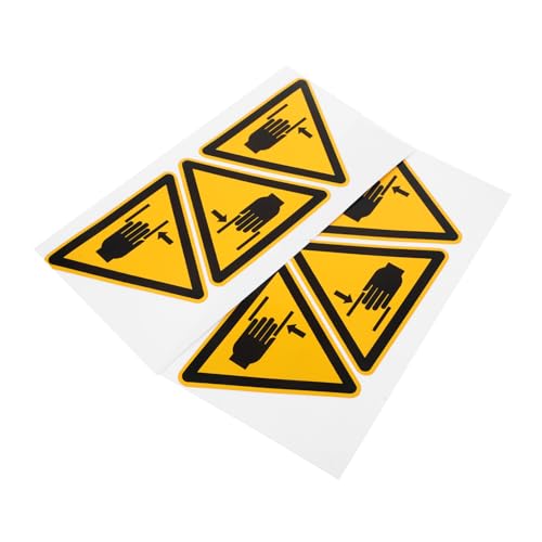 LIFKOME 6 Stück Sicherheitswarnaufkleber Hand Quetschgefahr Selbstklebend Warnschild für Haushalt Büro Vielseitig zur Unfallverhütung LIFKOME 6 Stück Sicherheitswarnaufkleber Hand Quetschgefahr Selbstklebend Warnschild für Haushalt Büro Vielseitig zur Unfallverhütung von LIFKOME