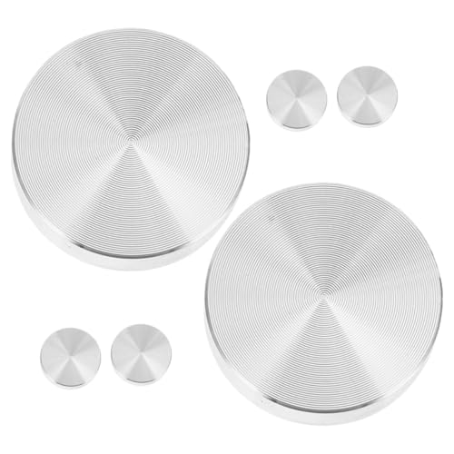 LIFKOME 6 Stück Teiliges Aluminiumrundscheiben Adapter für Glastisch Möbel Aluminiumlegierung Metalladapter für Tee Kaffeetische Vitrinen Zubehör Langlebig Leicht Kompakt LIFKOME 6 Stück Teiliges Aluminiumrundscheiben Adapter für Glastisch Möbel Aluminiumlegierung Metalladapter für Tee Kaffeetische Vitrinen Zubehör Langlebig Leicht Kompakt von LIFKOME