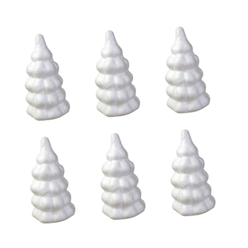 LIFKOME 6 Stück Teiliges DIY Weihnachtsbaum Dekorationsset Unvollendete Weihnachtsbaumform zum Basteln für Kreative Weihnachtsprojekte und Festliche Wohnzimmer Kindergarten und Mehr von LIFKOME