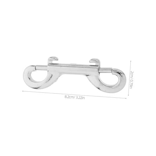 LIFKOME 6 Stück Teiliges Edelstahl Doppelhaken Bolzenschnapper mit Tauchclip für Robuste Hundeleinen Vielseitig Einsetzbar für Große Hunde und Outdoor Aktivitäten Sichere Befestigung für LIFKOME 6 Stück Teiliges Edelstahl Doppelhaken Bolzenschnapper mit Tauchclip für Robuste Hundeleinen Vielseitig Einsetzbar für Große Hunde und Outdoor Aktivitäten Sichere Befestigung für von LIFKOME