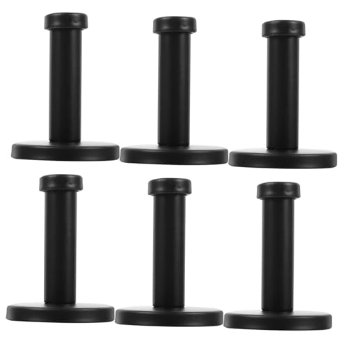 LIFKOME 6 Stück Teiliges Garderobenhaken aus Edelstahl Wandmontage Retro Design Platzsparend Rostfrei Vielseitig für Bad Küche Schlafzimmer Robuste Wandhaken für Glatte Oberflächen von LIFKOME