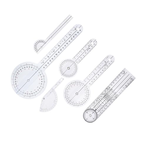 LIFKOME 6 Stück Teiliges Medizinisches Goniometer mit Drehbaren Finger Wirbelsäulen winkelmessern Präzise Messung von Gelenkwinkeln Leicht Ablesbar für Rehabilitation und Heimgebrauch LIFKOME 6 Stück Teiliges Medizinisches Goniometer mit Drehbaren Finger Wirbelsäulen winkelmessern Präzise Messung von Gelenkwinkeln Leicht Ablesbar für Rehabilitation und Heimgebrauch von LIFKOME