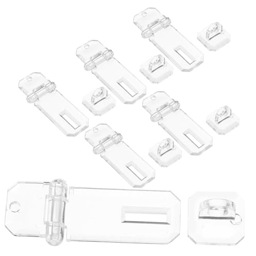 LIFKOME 6 Stück Teiliges Mini Acryl Hasp Schloss Transparentes Scharnier Schloss Klarer Verschluss für Schmuckschatullen Vitrinen Zubehör Leicht Kratzfest und Langlebig LIFKOME 6 Stück Teiliges Mini Acryl Hasp Schloss Transparentes Scharnier Schloss Klarer Verschluss für Schmuckschatullen Vitrinen Zubehör Leicht Kratzfest und Langlebig von LIFKOME