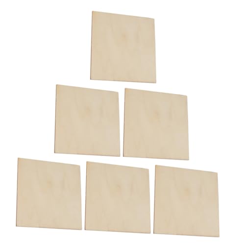 LIFKOME 6 Stück Teiliges Quadratische Holzrohlinge Unbehandelte DIY Holzplatten Glatte Oberfläche Leicht Bemalbar für Basteln Malen Brandmalerei und Kreative Holzprojekte LIFKOME 6 Stück Teiliges Quadratische Holzrohlinge Unbehandelte DIY Holzplatten Glatte Oberfläche Leicht Bemalbar für Basteln Malen Brandmalerei und Kreative Holzprojekte von LIFKOME