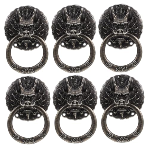 LIFKOME 6 Stück Teiliges Retro Schrankgriffe Vintage Stil Metall Griffe mit Schrauben für Kommode Weinboxen Nostalgische Türgriffe für Küche und Wohnzimmer LIFKOME 6 Stück Teiliges Retro Schrankgriffe Vintage Stil Metall Griffe mit Schrauben für Kommode Weinboxen Nostalgische Türgriffe für Küche und Wohnzimmer von LIFKOME