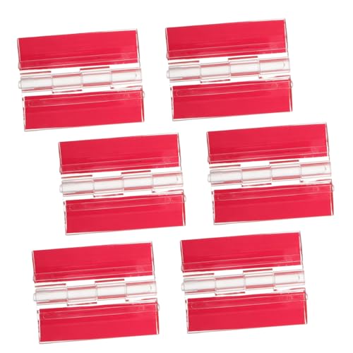 LIFKOME 6 Stück Teiliges Selbstklebende Acryl Scharniere Transparent Klappbar für DIY Möbel Vitrinen und Bastelprojekte Einfache Montage Robust LIFKOME 6 Stück Teiliges Selbstklebende Acryl Scharniere Transparent Klappbar für DIY Möbel Vitrinen und Bastelprojekte Einfache Montage Robust von LIFKOME