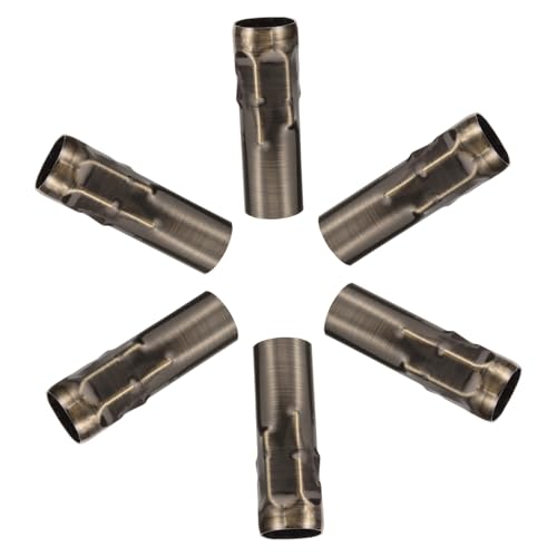 LIFKOME 6 Stück Teiliges Vintage Kronleuchter Rohrset aus Antikem Bronze Dekorative Kerzenhülsen für DIY Beleuchtung Passend für Wohnzimmer Esszimmer Schlafzimmer Stilvolle Deckenlampe LIFKOME 6 Stück Teiliges Vintage Kronleuchter Rohrset aus Antikem Bronze Dekorative Kerzenhülsen für DIY Beleuchtung Passend für Wohnzimmer Esszimmer Schlafzimmer Stilvolle Deckenlampe von LIFKOME