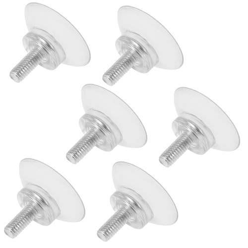 LIFKOME 6 Stück Transparente PVC Saugnäpfe mit Schraubgewinde Starke Haftkraft Belastbar für Glas Fenster Spiegel Geeignet für Badezimmer Küche ohne Bohren Wiederverwendbar LIFKOME 6 Stück Transparente PVC Saugnäpfe mit Schraubgewinde Starke Haftkraft Belastbar für Glas Fenster Spiegel Geeignet für Badezimmer Küche ohne Bohren Wiederverwendbar von LIFKOME