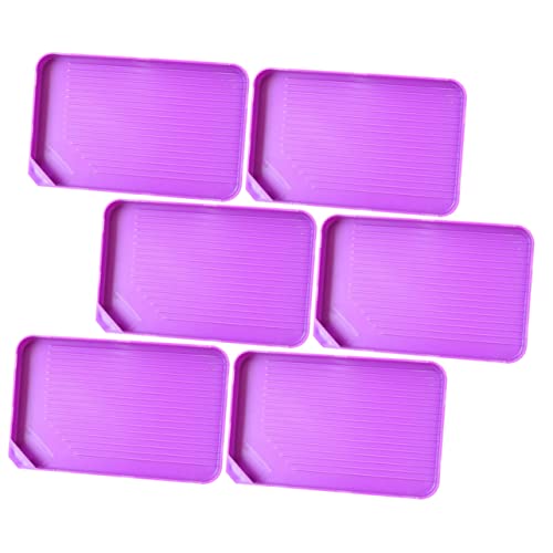 LIFKOME 6Stücke Kunststoff Diamantsortierplatten Große Diamant Tabletts Für Strasssteine Perlen Und DIY Bastelprojekte Zum Sortieren Und Aufbewahren Von Schmuckzubehör von LIFKOME