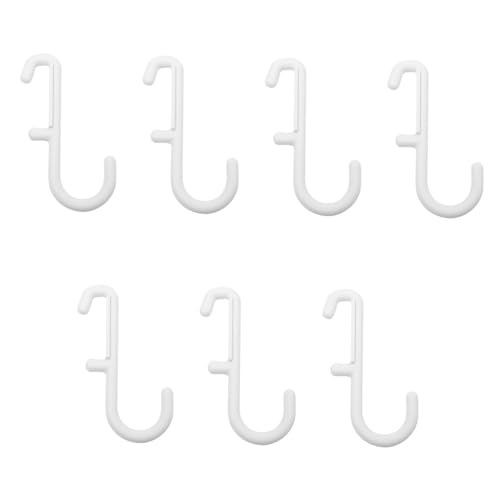 LIFKOME 7 Stück Teiliges Pegboard Haken Stabile Lochwand Regalhaken zur Wandmontage Vielseitige Aufbewahrungshaken für Werkzeug Kabel und Sportgeräte Platzsparend und Einfach zu Nutzen von LIFKOME