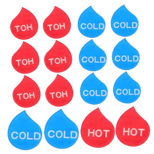 LIFKOME 8 Paare Acryl Heiß kalt Wasserhahn Aufkleber mit Wasserdichter Oberfläche Selbstklebende Hot Cold Beschilderung für Küche Bad Schule Hotel Einfache Anbringung Klare Markierung für LIFKOME 8 Paare Acryl Heiß kalt Wasserhahn Aufkleber mit Wasserdichter Oberfläche Selbstklebende Hot Cold Beschilderung für Küche Bad Schule Hotel Einfache Anbringung Klare Markierung für von LIFKOME