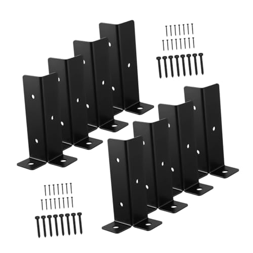 LIFKOME 8 Sätze Teiliges Metall Pfostenhalter für Holzpfosten Robuste Deck Pfostenbasis mit Guter Belüftung Einfache Befestigung Stabiler Zaunpfostenhalter für Garten Terrasse und Pavillon LIFKOME 8 Sätze Teiliges Metall Pfostenhalter für Holzpfosten Robuste Deck Pfostenbasis mit Guter Belüftung Einfache Befestigung Stabiler Zaunpfostenhalter für Garten Terrasse und Pavillon von LIFKOME
