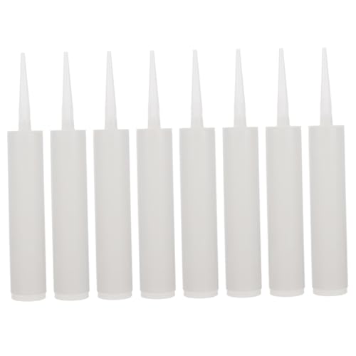 LIFKOME 8 Sätze Teiliges Nachfüllbare Kunststoff kartuschen für Glas kleber und Leere Fugenpistolen Tuben Kompatibel mit Standard fugendichtungswerkzeugen Weiß LIFKOME 8 Sätze Teiliges Nachfüllbare Kunststoff kartuschen für Glas kleber und Leere Fugenpistolen Tuben Kompatibel mit Standard fugendichtungswerkzeugen Weiß von LIFKOME