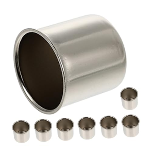 LIFKOME 8 Stück Teiliges Metall Kerzenhalter für Teelichter und Votivkerzen Kompakte Kerzeneinsätze aus Nickel Vintage Stil für Kerzenherstellung und Wohnraumdekoration LIFKOME 8 Stück Teiliges Metall Kerzenhalter für Teelichter und Votivkerzen Kompakte Kerzeneinsätze aus Nickel Vintage Stil für Kerzenherstellung und Wohnraumdekoration von LIFKOME