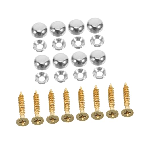 LIFKOME 8 Stück Teiliges Selbstschneidende Schrauben mit Dekorativen Abdeckkappen aus Metall Silberfarben für Spiegel Wandbefestigung Lichtarmaturen und Küchenverkleidungen Einfache LIFKOME 8 Stück Teiliges Selbstschneidende Schrauben mit Dekorativen Abdeckkappen aus Metall Silberfarben für Spiegel Wandbefestigung Lichtarmaturen und Küchenverkleidungen Einfache von LIFKOME