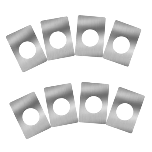 LIFKOME 8 Stück Türverstärkungsplatten aus Rostfreiem Stahl Robuste Reparaturplatten zur Befestigung von Türschlössern Schützen Verstärken Lose Türknäufe zur Türreparatur Abdecken von LIFKOME 8 Stück Türverstärkungsplatten aus Rostfreiem Stahl Robuste Reparaturplatten zur Befestigung von Türschlössern Schützen Verstärken Lose Türknäufe zur Türreparatur Abdecken von von LIFKOME