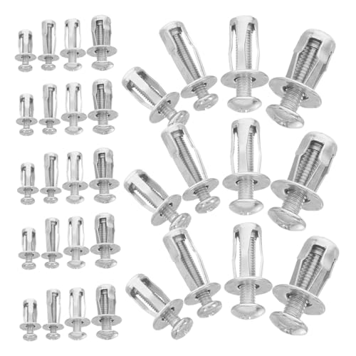 LIFKOME 80 Stück Teiliges Robuste Expansionsschrauben für Mauerwerk Trockenbau und Stein Vielseitige Befestigungslösungen für DIY und Professionelle Montage von LIFKOME