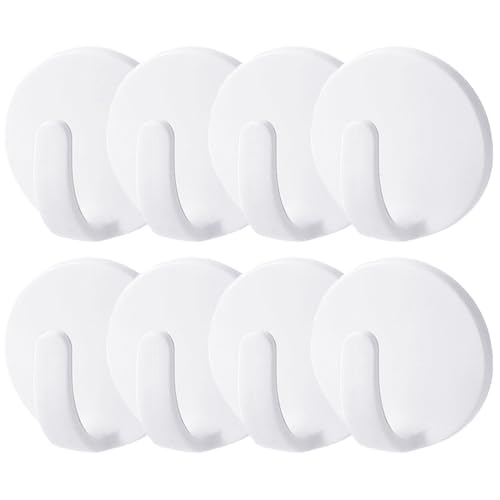 LIFKOME 8St magnetischer Haken kleiderständer Magnethaken Haken für Schlüsselhalter magnetische Haken magnetische kleiderhaken strapazierfähig gewöhnliche anschließen Kleiderbügel Abs Weiß von LIFKOME