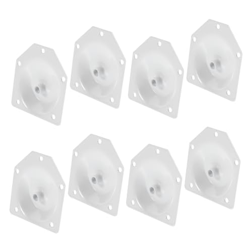 LIFKOME 8 Stück Abgewinkelte Möbelbein Montageplatten Beinbefestigungsplatten für Sofa Couch Langlebig Geruchlos zur Sicheren Befestigung von LIFKOME