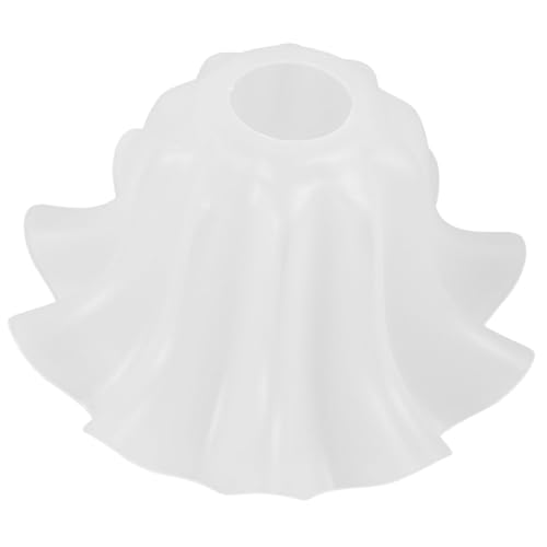 LIFKOME Acryl Lampenschirm Blumenform Hängend Deckenlampe Lampenschirm Ersatz Wandlampe Kunststoff Weiß Lochmaß Elegant Lichtschutz Wohnzimmer Schlafzimmer von LIFKOME