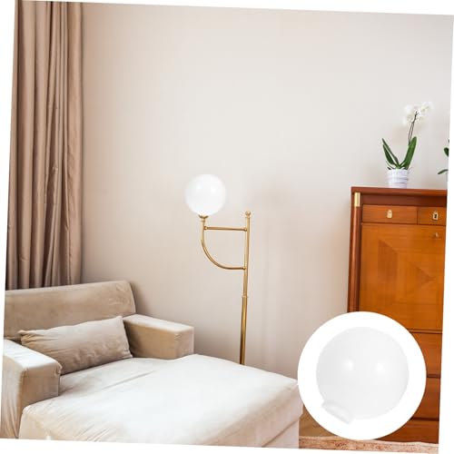 LIFKOME Acryl Lampenschirm Kugelform Außenleuchte Ersatz Lampenabdeckung Wandlampe Opal Weiß Wetterfest für Garten Terrasse Wohnzimmer LIFKOME Acryl Lampenschirm Kugelform Außenleuchte Ersatz Lampenabdeckung Wandlampe Opal Weiß Wetterfest für Garten Terrasse Wohnzimmer von LIFKOME