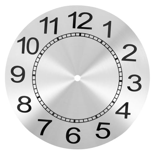 LIFKOME Aluminium Wanduhr DIY Ersatzteil Robustes Minimalistisches Design für Büro und Zuhause Langlebige Uhrwerkkomponenten für Uhrenprojekte von LIFKOME